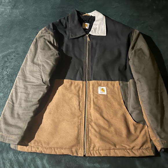 Carhartt ColorBlock Detroit Patchwork Field Jacket Size M/L Great Condition - Picture 2 of 10
